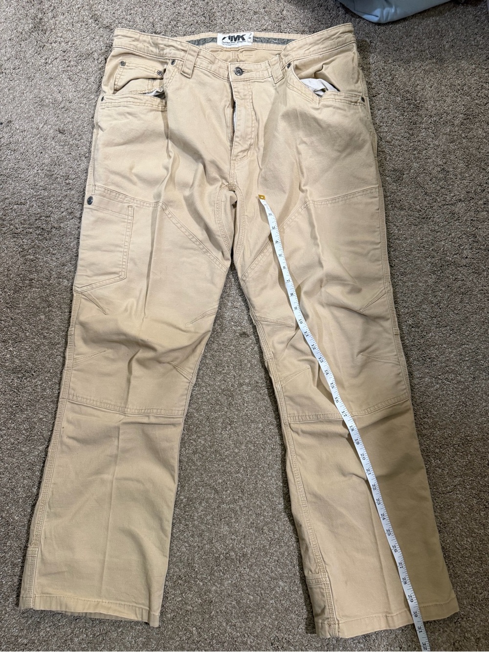 Mountain Khakis Men's Tan Cargo Pants - Work Utility